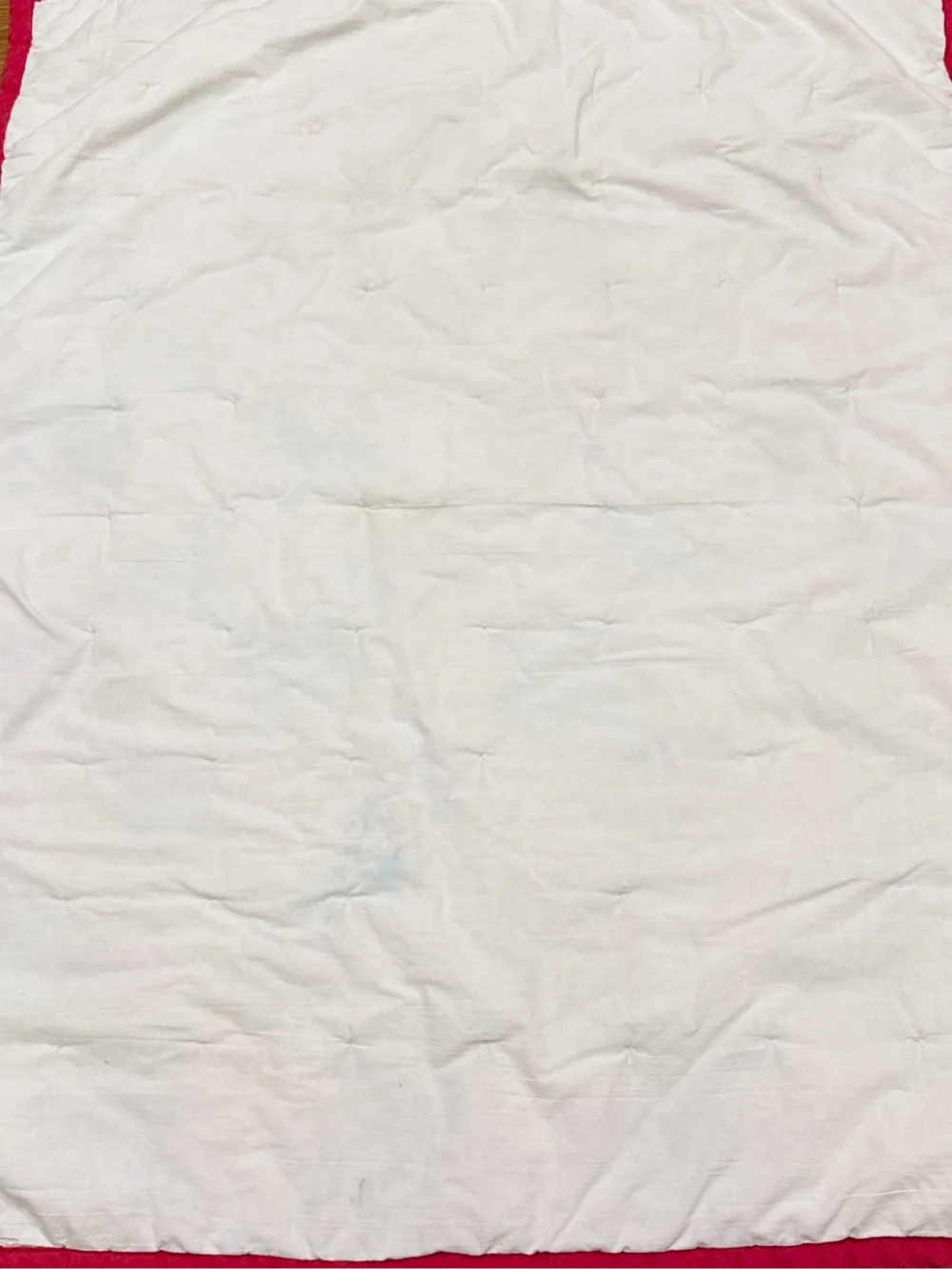 Vintage Handmade Baby Quilt Nautical Boat Theme Patchwork 36x27” Blue Red